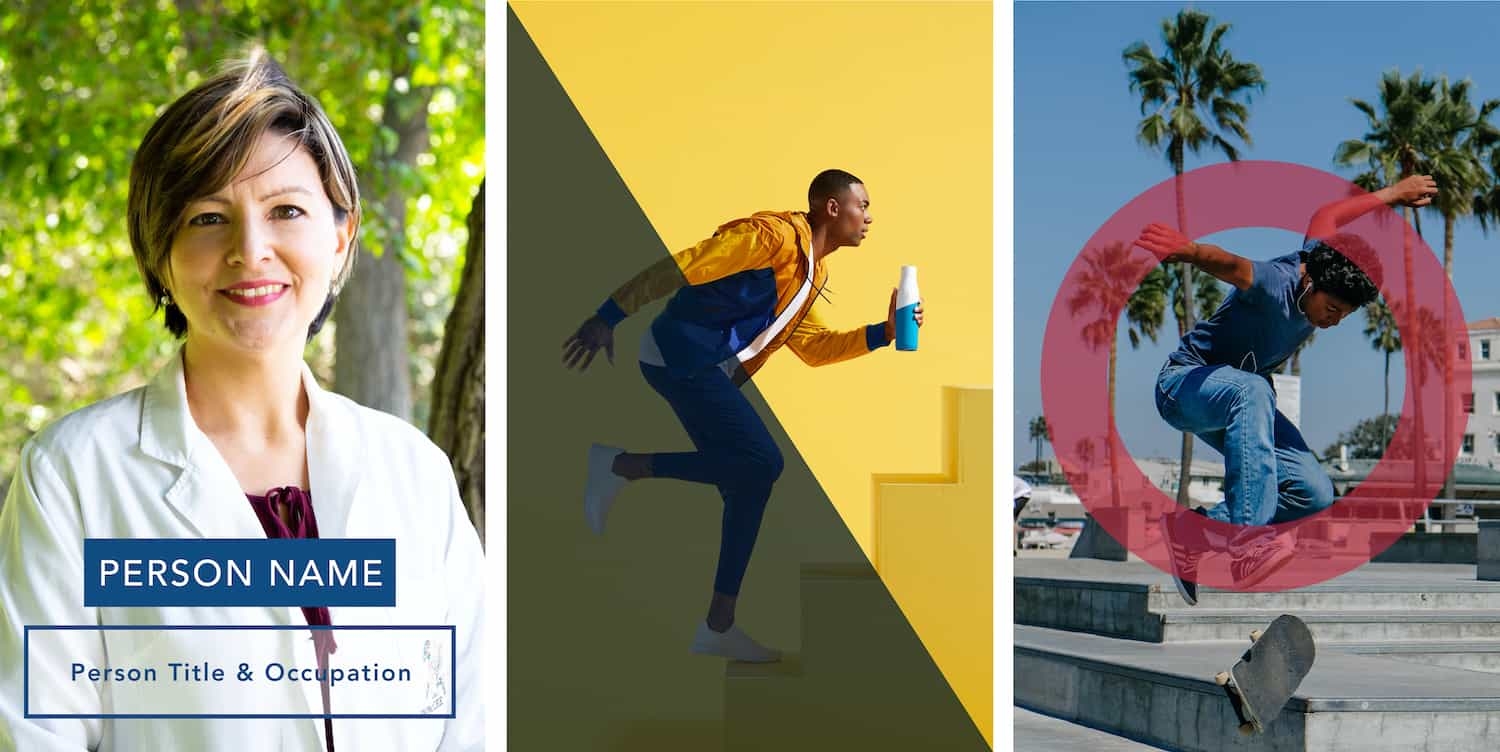 Shapes that a brand uses are part of its brand identity.