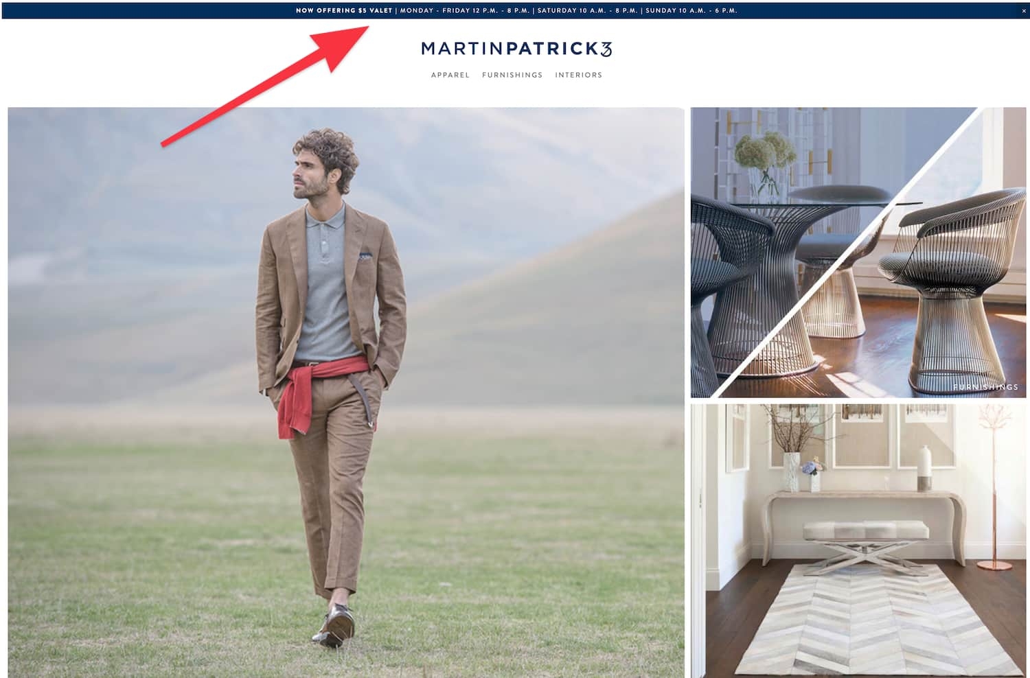 MartinPatrick3 offers valet parking.